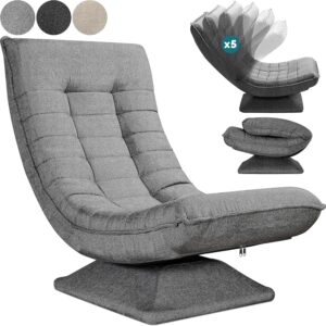 Smart Gaming-Bodenstuhl (360° Drehbar | Verstellbar & Faltbar — Ready-to-Use)