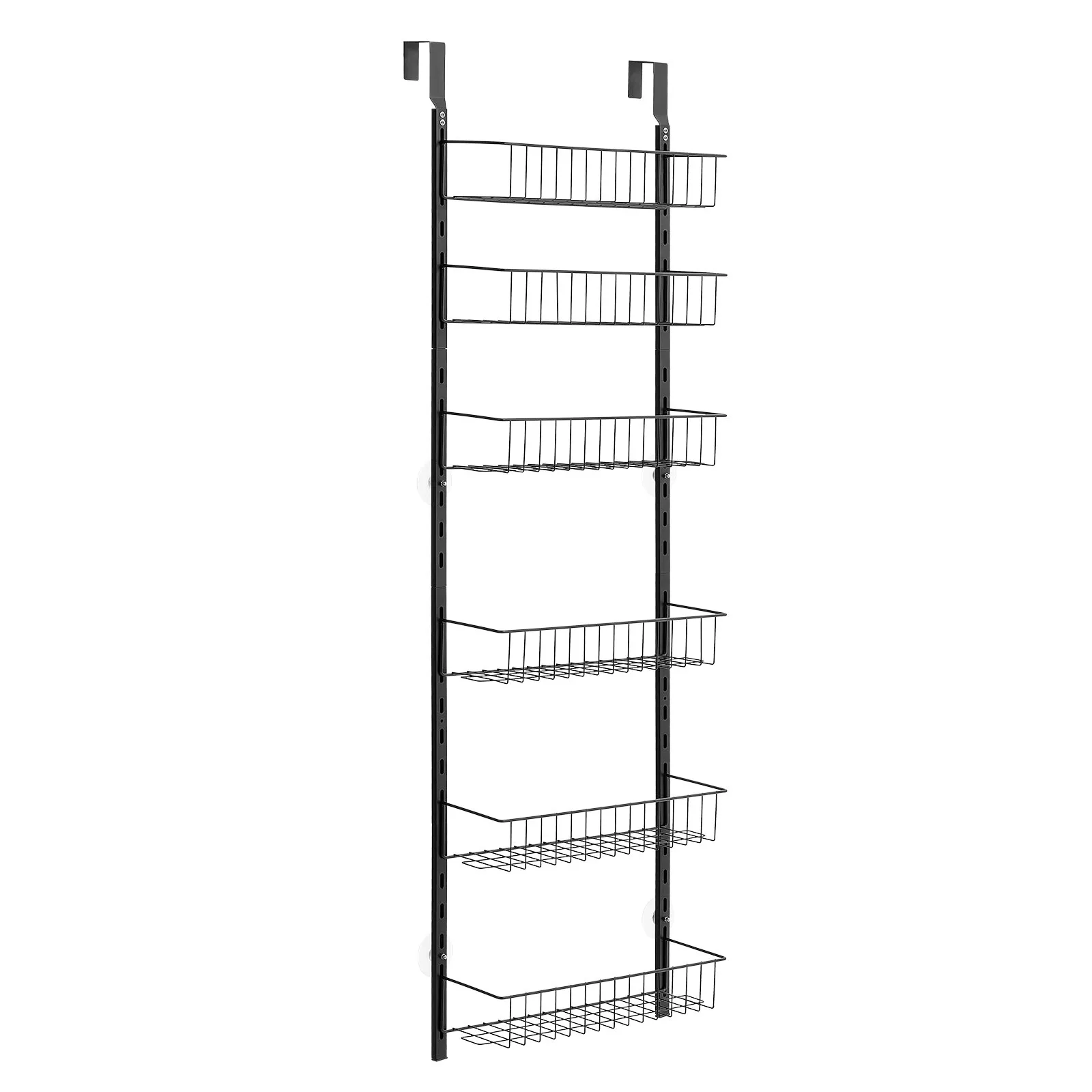 【VEVOR Sommersale】VEVOR Über Tür Pantry Organizer, Pantry Organisation und Aufbewahrung, robustes Hängeschrankregal aus Stahl für Gewürze, verstellbare Wand Gewürzregale, für Küche, Waschküche und Badezimmer - Image 5