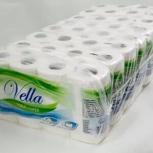 Mega-Vorratspack: 64 Rollen Klopapier (3-lagig | 100% Zellstoff — Sanft zur Haut)